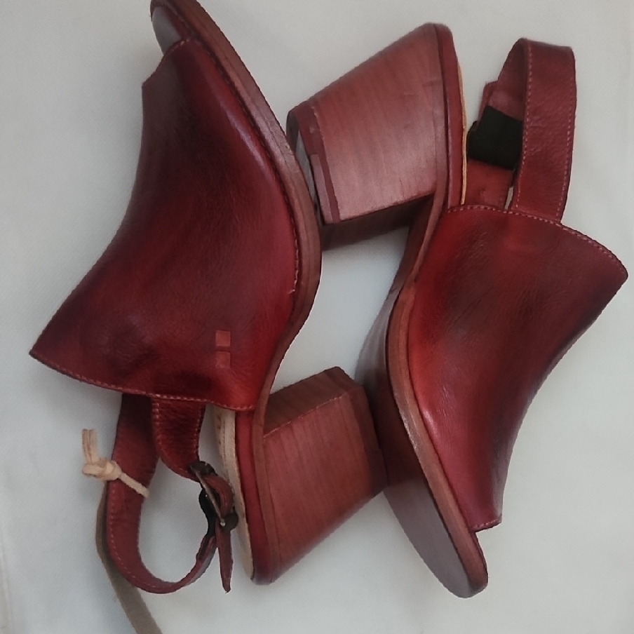 Bed|Stu Burgundy Leather Mules